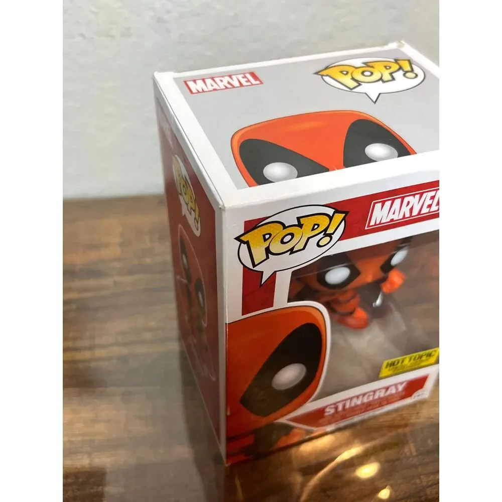 Deadpool Stingray Funko Pop! 156 & Slapstick 157 Hot Topic Exclusives Marvel Toy